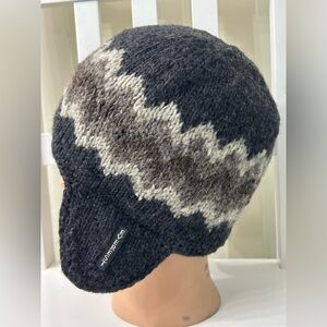 Everest Designs Fleece Lined Wool Hat Ear Flaps Women’s One Size